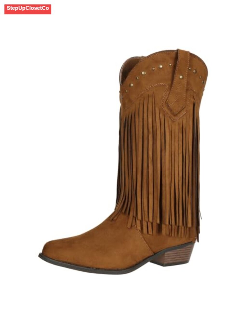Wide Calf Fringe Boots Wide Width Western Cowgirl Cowboy Tassel Mid Calf